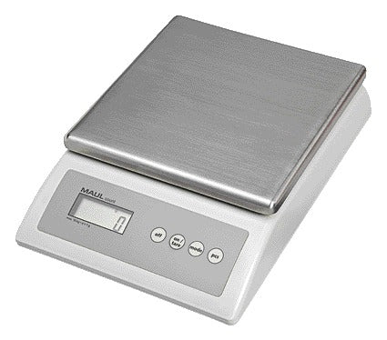 MAUL - Package weigher Count 10kg metal platform 17x17.5cm 220V + battery gray