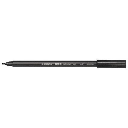 Edding -  Kalligrafiepen  1255 2.0mm zwart | 10 stuks