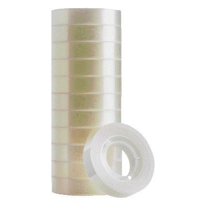 Quantore -  Plakband 12mmx33m transparant | 576 stuks