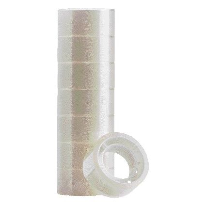 Quantore - Adhesive tape 19mmx10m transparent | 8 pieces