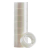 Quantore - Adhesive tape 19mmx10m transparent | 8 pieces