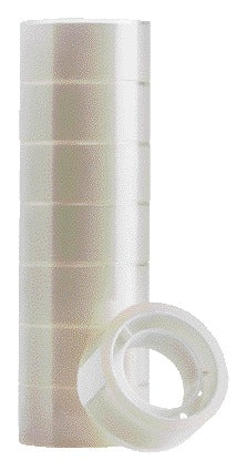 Quantore - Nastro adesivo 19mmx10m trasparente | 8 pezzi