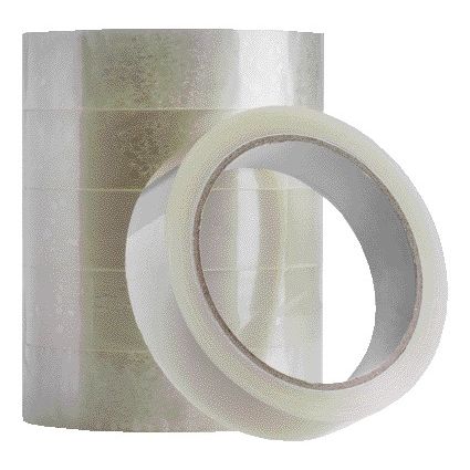 Quantore - Cinta adhesiva 25mmx66m transparente | 6 piezas