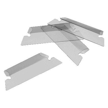 Djois - Reiter für Flex-Hängemappen 50mm transparent 25 Stück