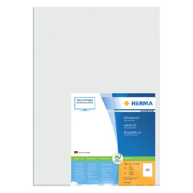 HERMA - Etiket herma 8692 a3 420x297mm 100st