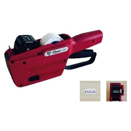 Open-Data -  Etiketteertang  c6 1 regel 12x26mm