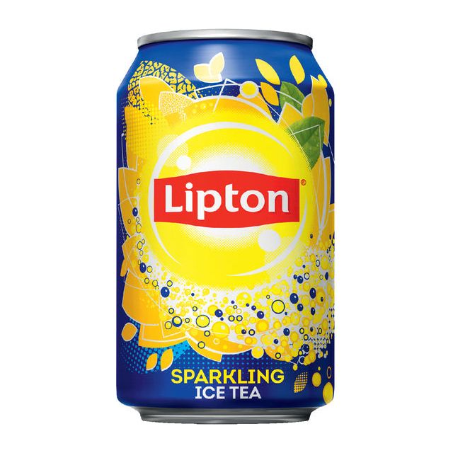 Lipton - Frisdrank lipton ice tea sparkling blik 330ml