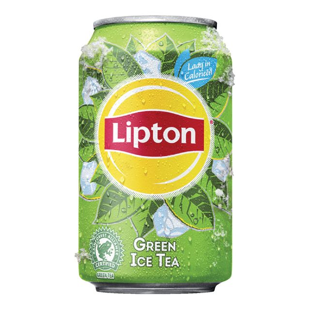 Lipton - boisson gazeuse lipton thé glacé vert blik 330ml