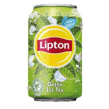 Lipton -  Frisdrank  ice tea green blik 330ml