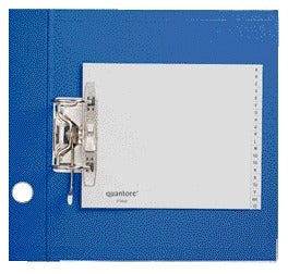 Quantore - Alphabet Ordner 2 trous 18x23 PP gris | 10 pièces