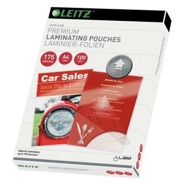Leitz - Funda laminadora iLAM A4 2x175micras 100 piezas