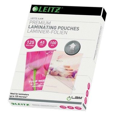 Leitz - Sleeve di plastificazione iLAM A5 2x125micron 100 pezzi