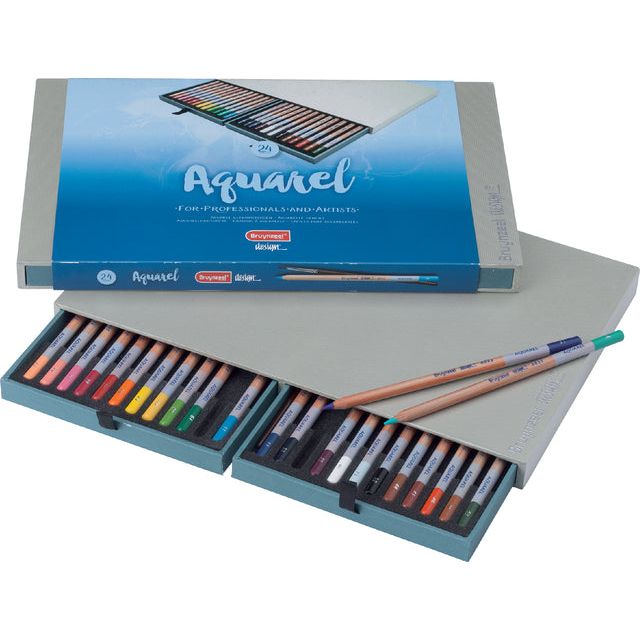 Bruynzeel - Crayon Bruynzeel Aquarel Design 8835 | Réglez une pièce 24 | 4 pièces