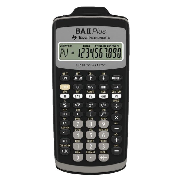 Texas Instruments - Rekenmachine TI Ba II plus