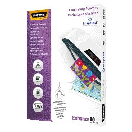 Fellowes - Laminating sleeve fellows a5 2x80micron
