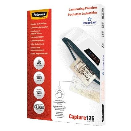 Fellowes - Bolsa plastificadora a5 2x125micras