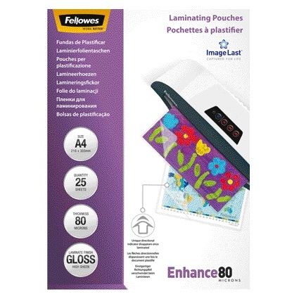 Fellowes - Busta di laminazione a4 2x80micron