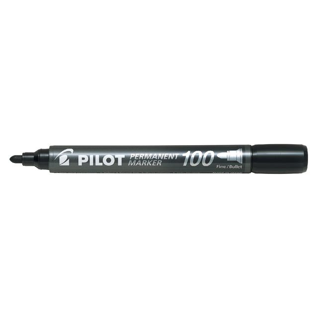 Pilot - Viltstift PILOT SCA-100-B rond 1mm zwart