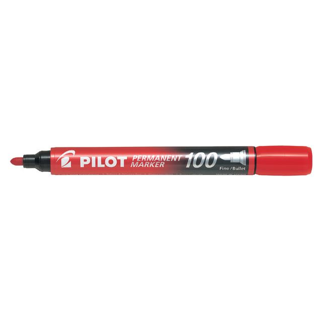 Pilote - Felt -tip Pilot SCA -100 Around F Rood | 12 pièces