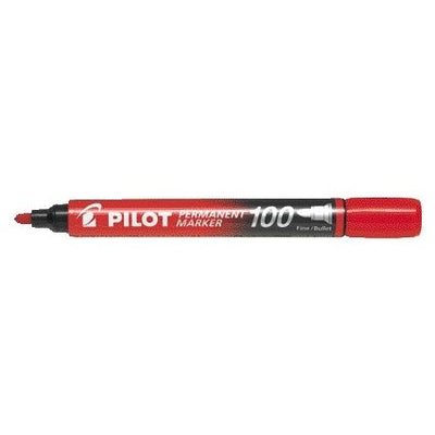 Pilot - Felt-tip pen 100 round fine red
