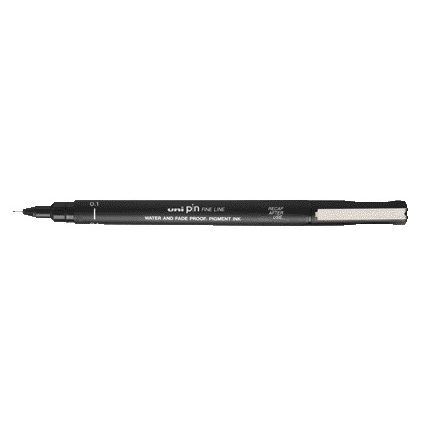 Uni-Ball - Fineliner Pin 0,1mm schwarz
