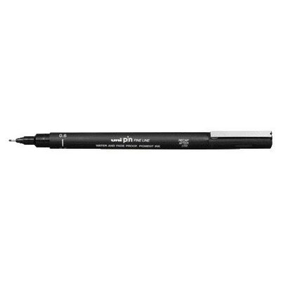 Uni-ball - Punta fineliner 0,6 mm nero | 12 pezzi