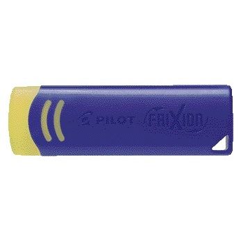 Pilot - Gomma friXion gialla con supporto blu | 12 pezzi
