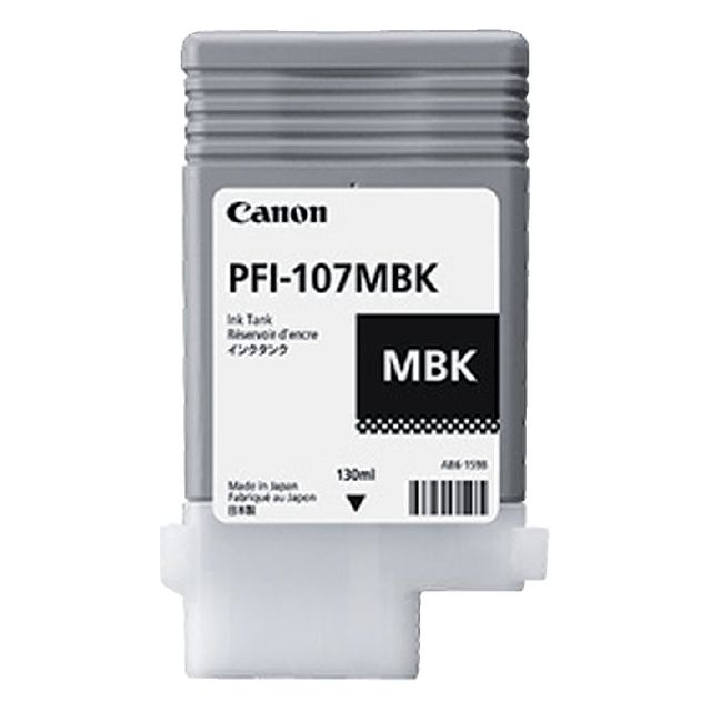 Canon - Inkcartridge PFI -107, 130 ml, OEM 6704B001, Mat Black