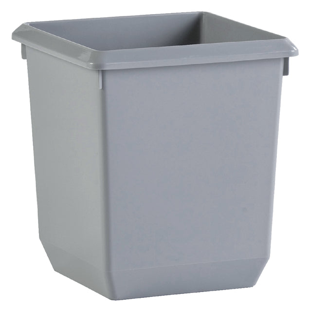 Vepa Bacs - boîtier en papier Plastique carré S 31 cm de haut gris | 1 pièce | 4 pièces