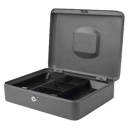 Pavo - Cash box 300x240x90mm gray