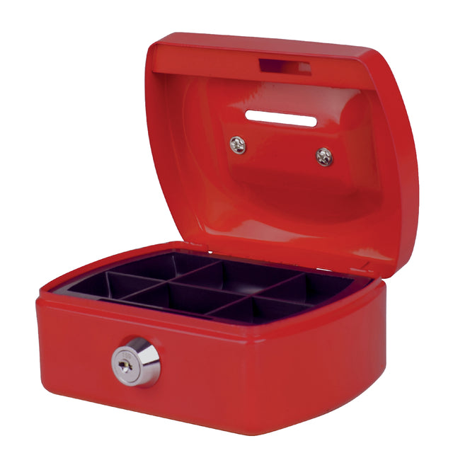 PAVO - Box Money Pavo 125x95x60mm avec fente rouge | 1 pièce