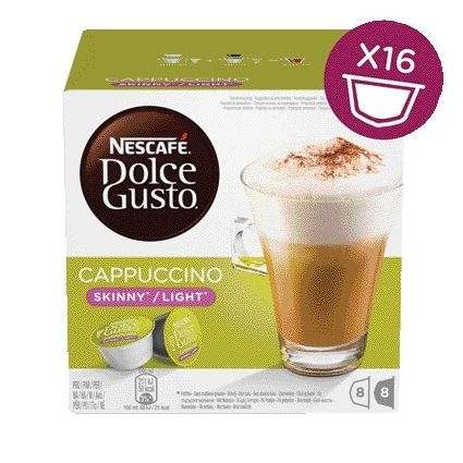 Dolce Gusto - Coffee cups cappuccino light 16 pieces for 8 cups