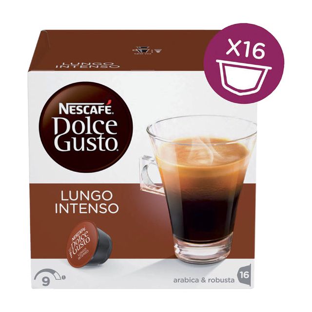 Dolce Gusto - Kaffeetassen Dolce Gusto Lungo Inteno 16st | Box a 16 Kopf | 3 Stück