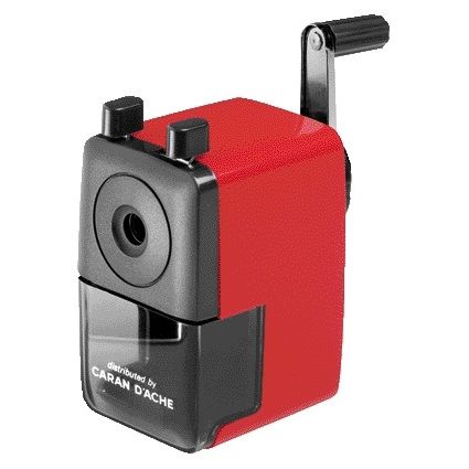 Caran d'ache - Temperamatite in plastica rosso