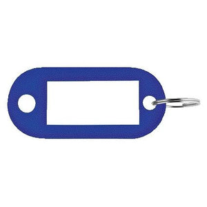 Pavo - Key label plastic blue 100 pieces