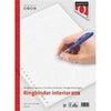 Quantore - Interno A4 23 fori bianco 100 fogli | 5 pezzi