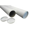 Cleverpack -  Verzendkoker  a1 met doppen 5st wit
