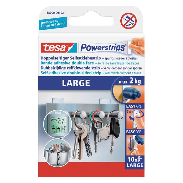 Tesa - Dubbelzijdige powerstrip large 2kg