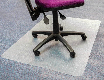 Floortex -  Stoelmat  pvc 120x150cm zachte vloeren