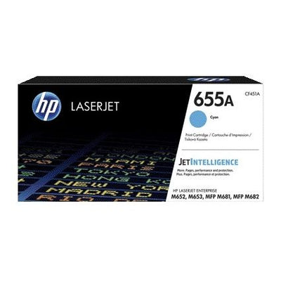 HP -  Originele 655A cyaan LaserJet tonercartridge