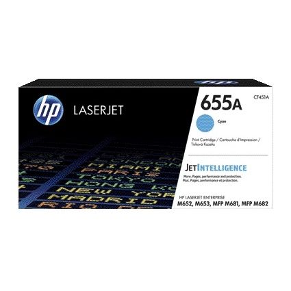 HP - Toner cartridge cf451a 655a blue