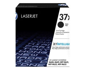 HP - Cartucho de tóner cf237x 37x negro