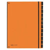PAGNA - Dossier de tri Trend A4 12 onglets orange