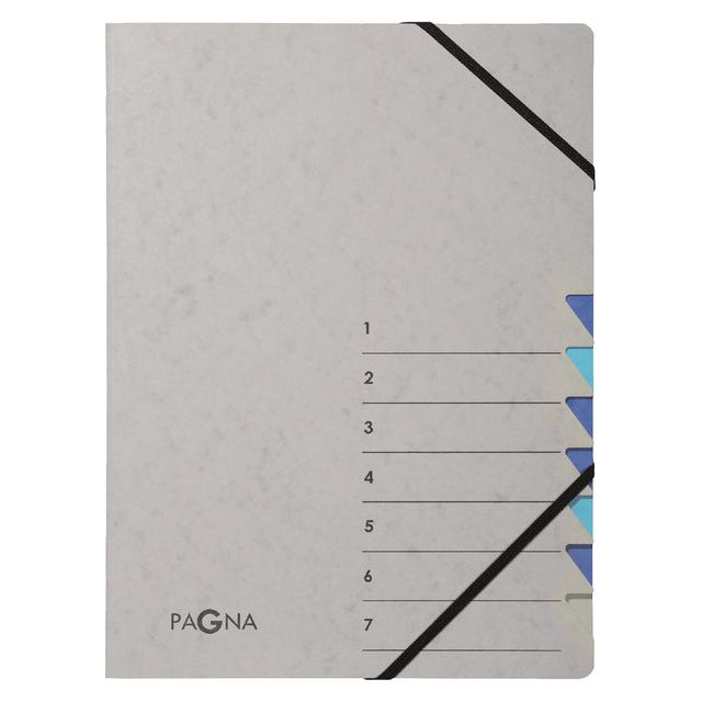 PAGNA - Sortierordner PAGNA Easy A4 7 Tabs Blue | 1 Stück