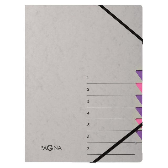 PAGNA - Sortierordner PAGNA Easy A4 7 Tabs Purple Lila | 1 Stück