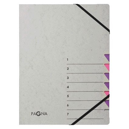 PAGNA - Cartella raccoglitore Easy A4 7 tab lilla viola