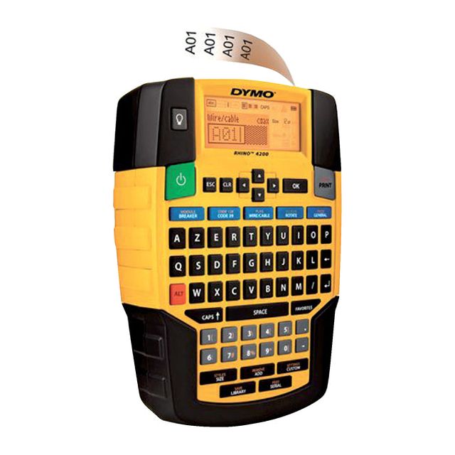 Dymo - beletteringsysteem Rhino 4200, azerty