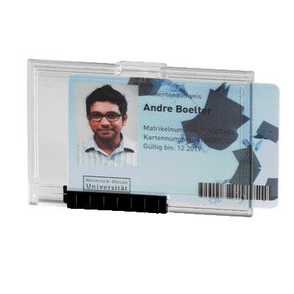 Durable - Badge 8922 Pushbox mono 10 pieces