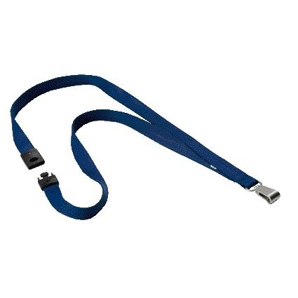 Durevole: cordoncino tessile 8127 con moschettone blu notte 10 pezzi