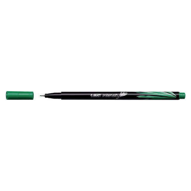 BIC - Fineliner Bic Intensity F Green | Boîte extérieure une pièce 12